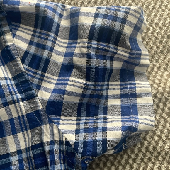 Polo shortsleeved button up blue large - Picture 5 of 5